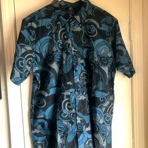 Grassroots XL Party Blackout Button Up Shirt